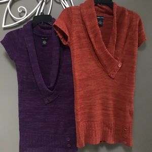 WET SEAL Lot of 2 knit tops